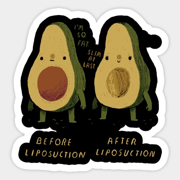 avocado weight loss Sticker by Louisros